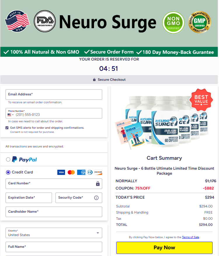 neuro-surge-pricing-table